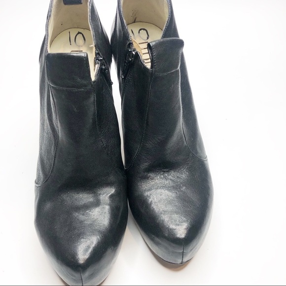 Tibi | Platform Leather Heels - Picture 3 of 7